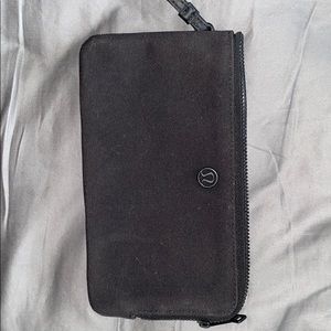 Black lululemon wristlet/wallet